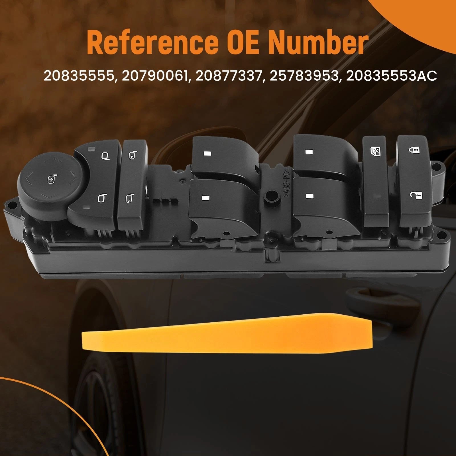 Driver Power Window Control Switch for Cadillac Escalade (2009–2014) 20835555