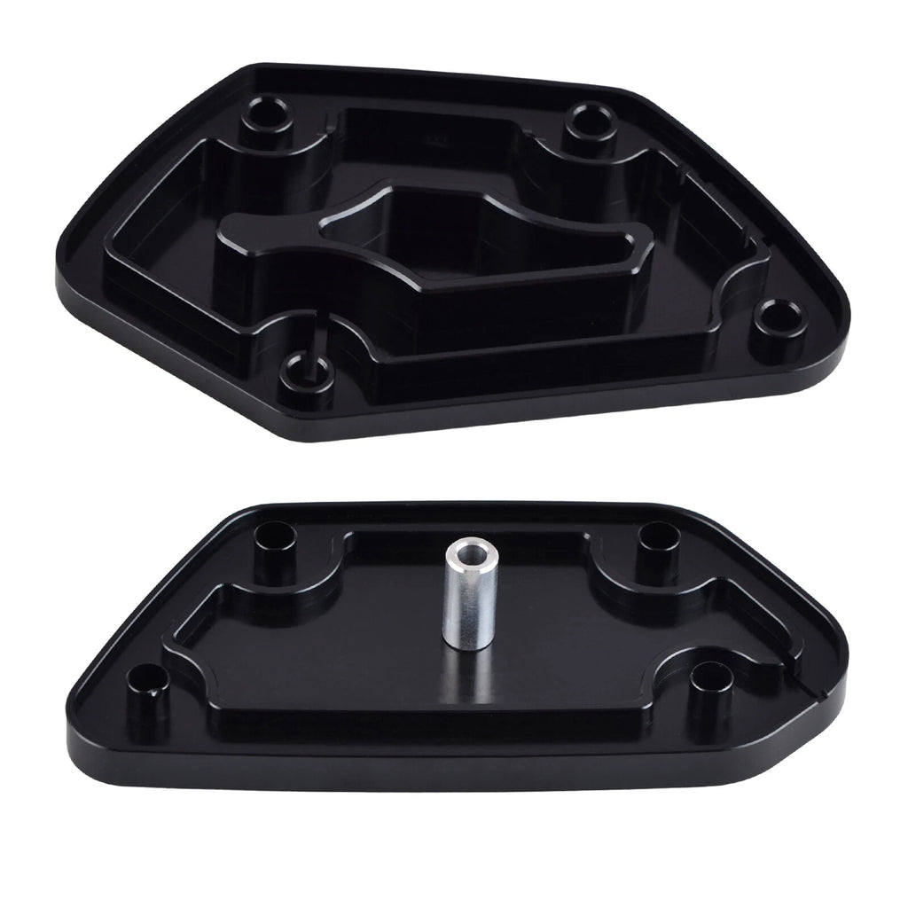 CNC Front Brake & Clutch Reservoir Fluid Tank Covers for BMW R nineT (2014–2016)