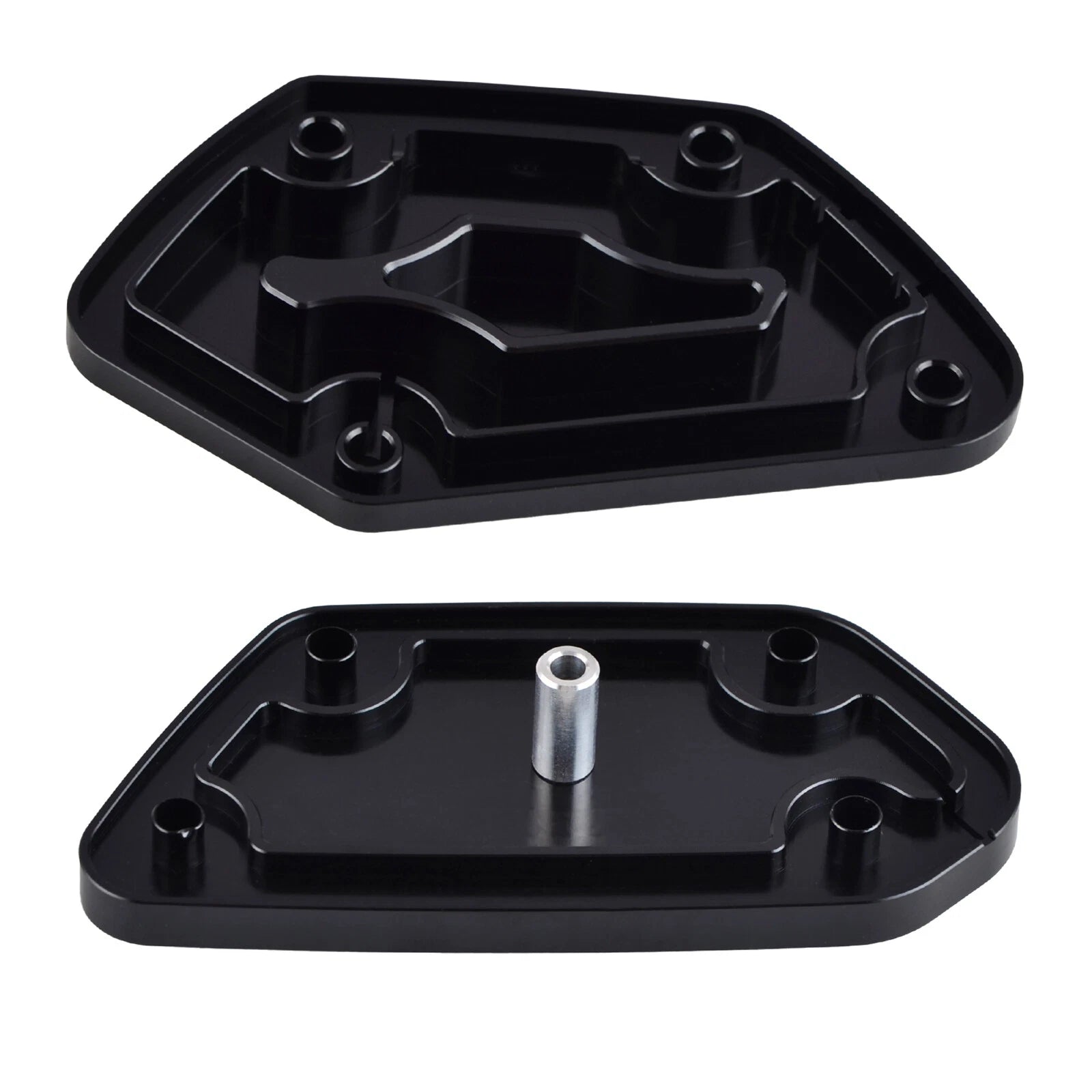 CNC Front Brake & Clutch Reservoir Fluid Tank Covers for BMW R nineT (2014–2016)