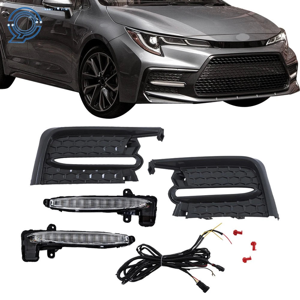 LED Fog Lights with Cover Bezels for Toyota Corolla SE XSE (2020–2022)