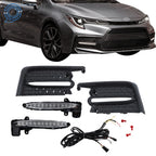 LED Fog Lights with Cover Bezels for Toyota Corolla SE XSE (2020–2022)