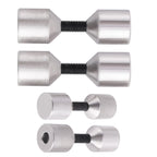 Set of 4 Two Hole Flange Pins for Welders & Fitters (1&5/8" + 1&1/8" Dia.)