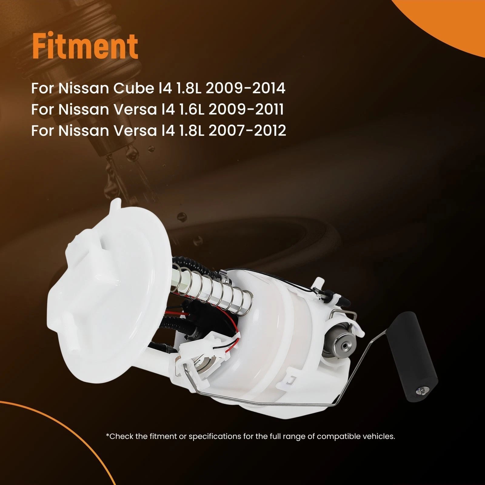 Electric Fuel Pump for Nissan Cube (2009-2014)