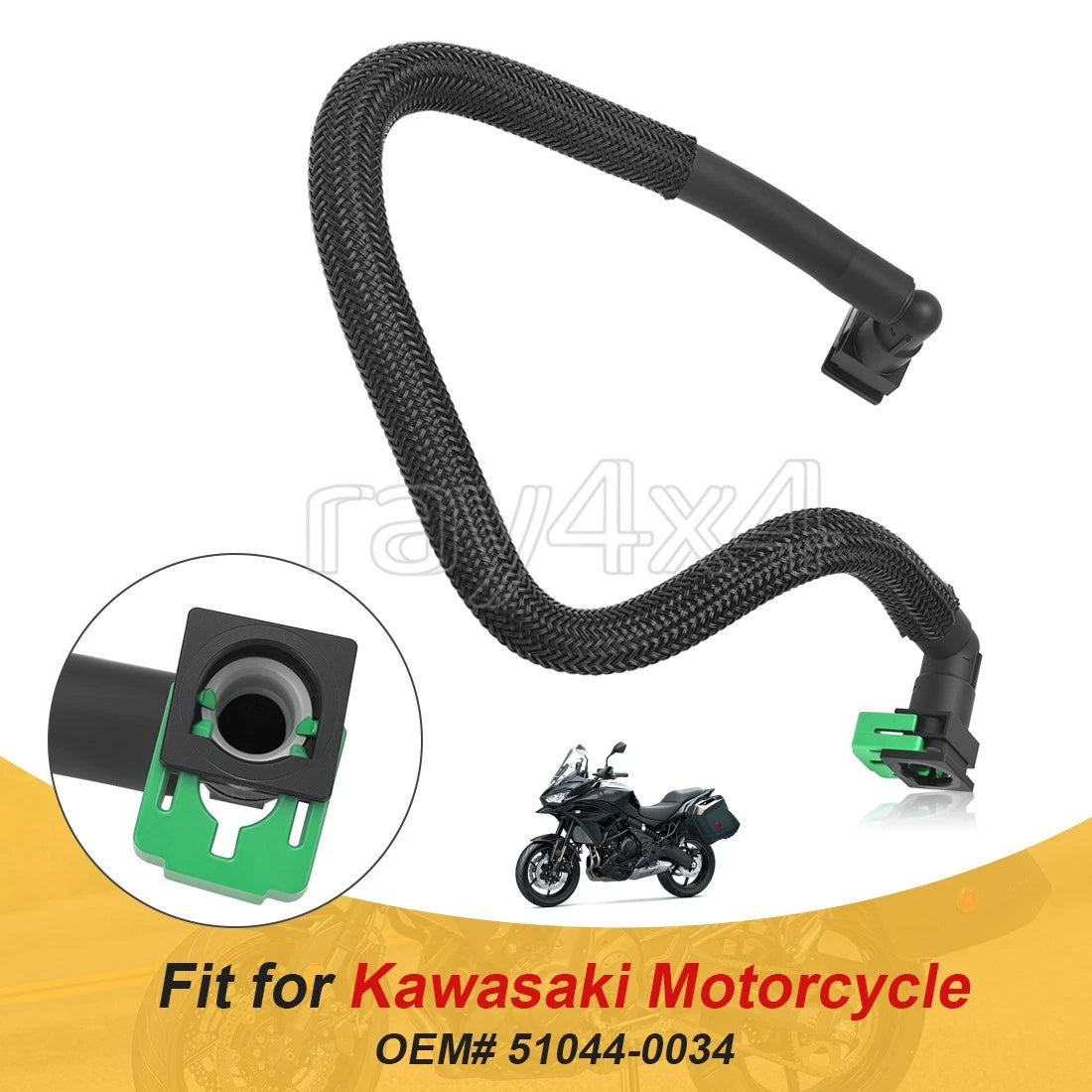 Fuel Hose 51044-0034 for Kawasaki Versys 650 KLE650 (2008–2014)