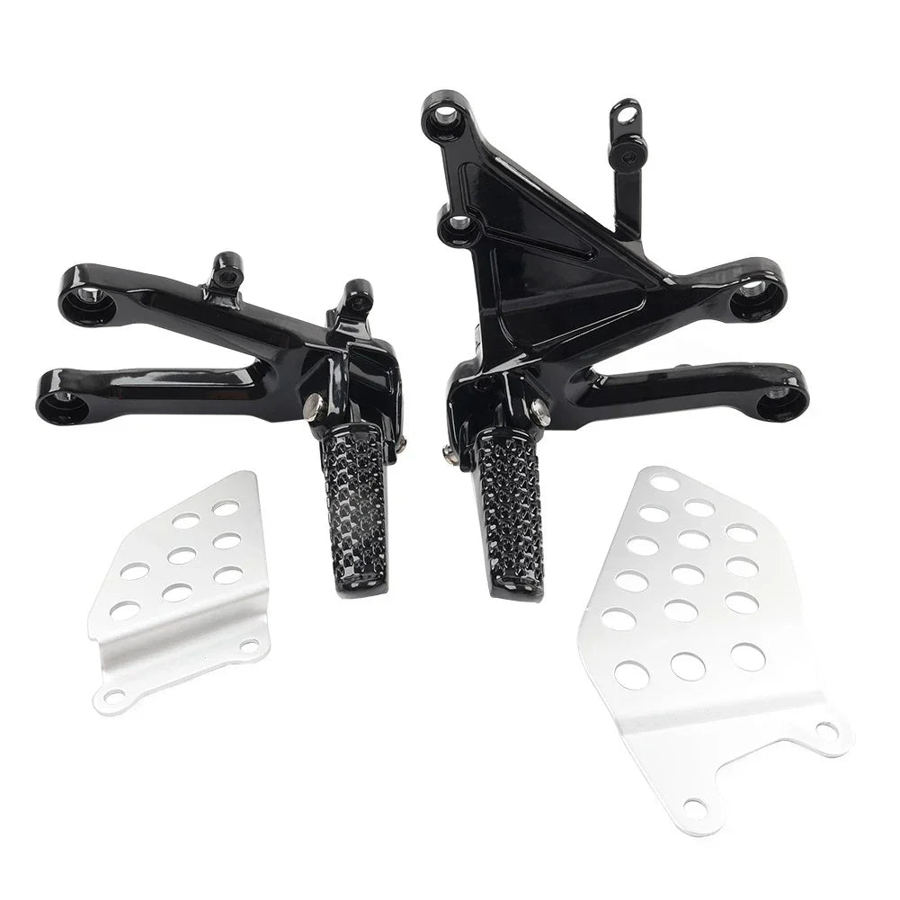 Black Front Driver Foot Pegs for Honda CBR1000RR (2004-2007)