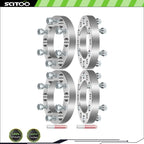 4X 1" Wheel Spacers 6x5.5 12x1.5 for Toyota Tacoma Land Cruiser Chevy Colorado