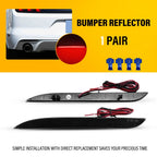 Full LED Rear Bumper Reflector Marker Light for Ford Mustang (2015–2017)