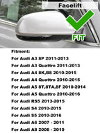 Dynamic LED Side Mirror Lamp Turn Signal for Audi A3 A4 S4 A5 S5 RS5 A6 A8