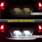 2X LED License Plate Light for Ford Explorer Fusion Fiesta Escape