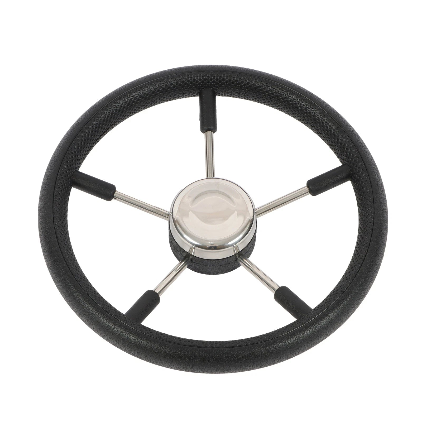 5 Spoke Stainless Steel Steering Wheel for Yach (13-7/8 Inch)