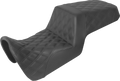 SADDLEMEN Step-Up Seat for Pan America (2021–2024) - Full Lattice Stitch - Black