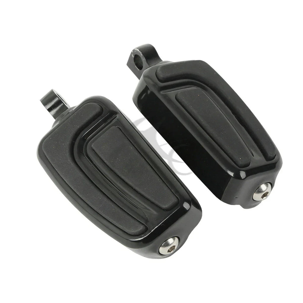Black Rear Passenger Footpeg for Harley Touring Road King FLHR (1993-2022)