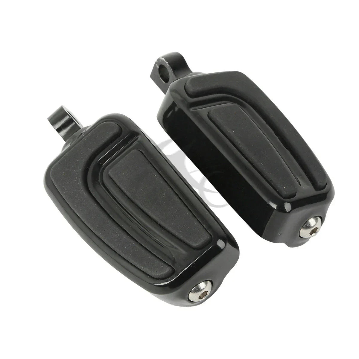 Black Rear Passenger Footpeg for Harley Touring Road King FLHR (1993-2022)