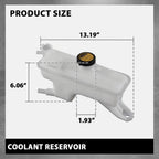 Coolant Reservoir Tank with Cap for Lexus NX200t NX300 NX300h