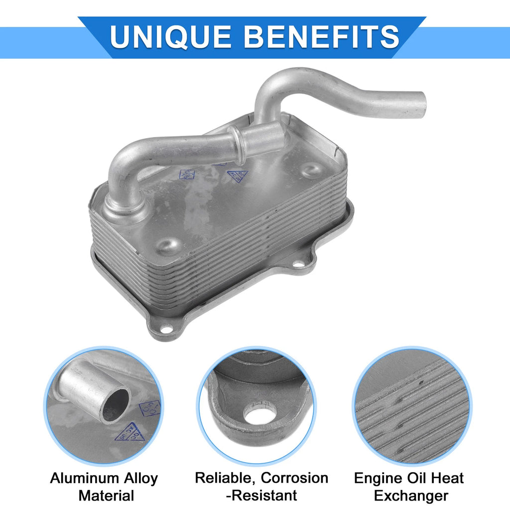 Engine Oil Cooler with Seals for Mercedes-Benz C240 (2001–2005) No.1121880401