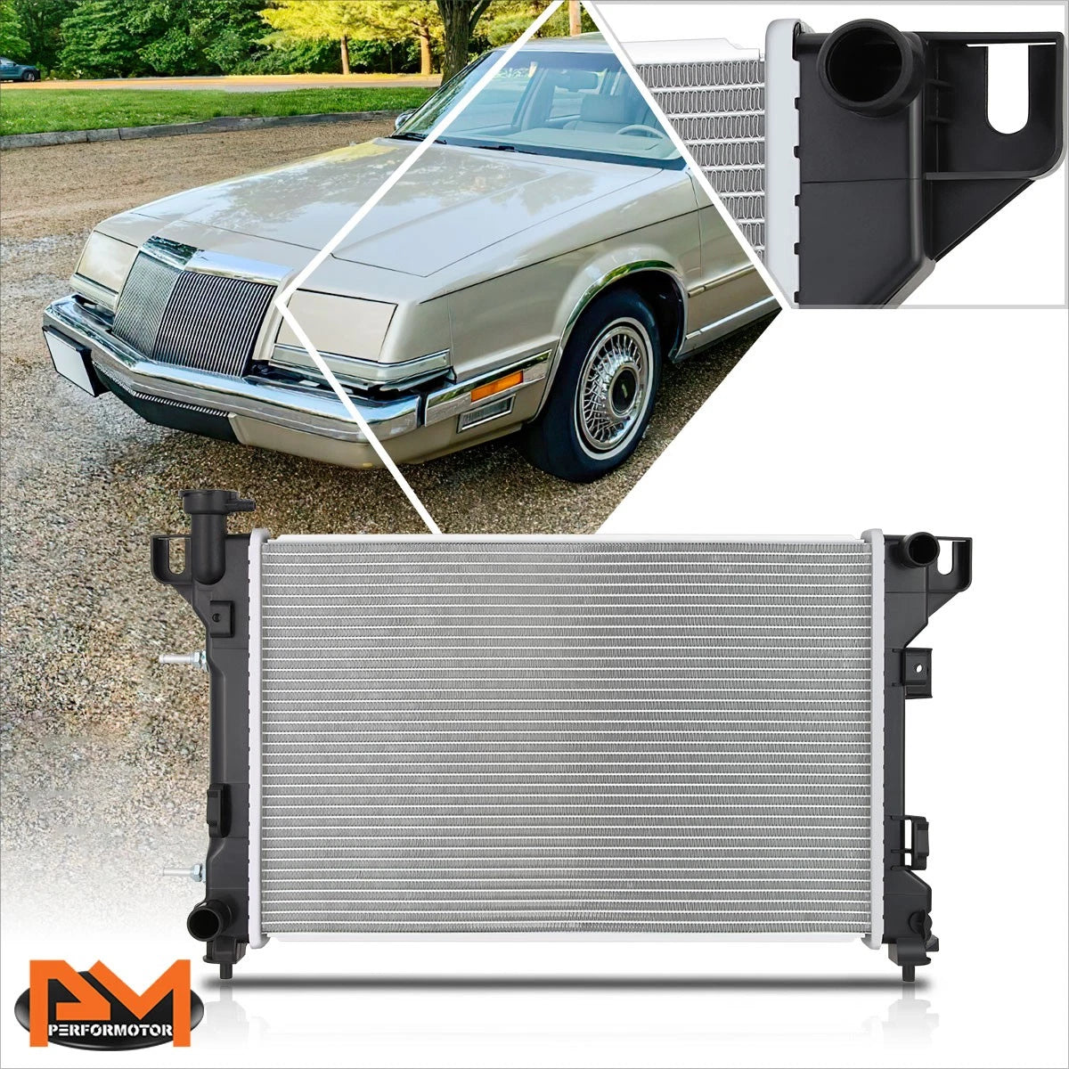 OE Style Radiator DPI-1109 for Chrysler Imperial/New Yorker/Dynasty (1991–1993)