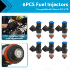 6X Fuel Injector for Mazda CX-9 (2007–2019) TB CAY 3.7L Petrol