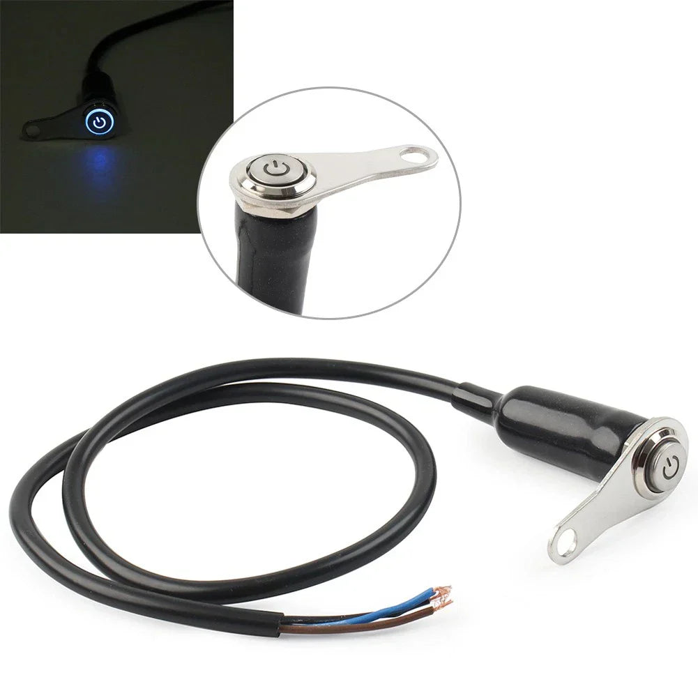 LED Motor Switch ON/OFF Push Button for Headlight Fog Light 12V