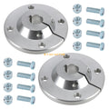 Set of 2 Rear Axle Aluminum Wheel Hubs for Go Kart Off Road Cart (1" Bore)