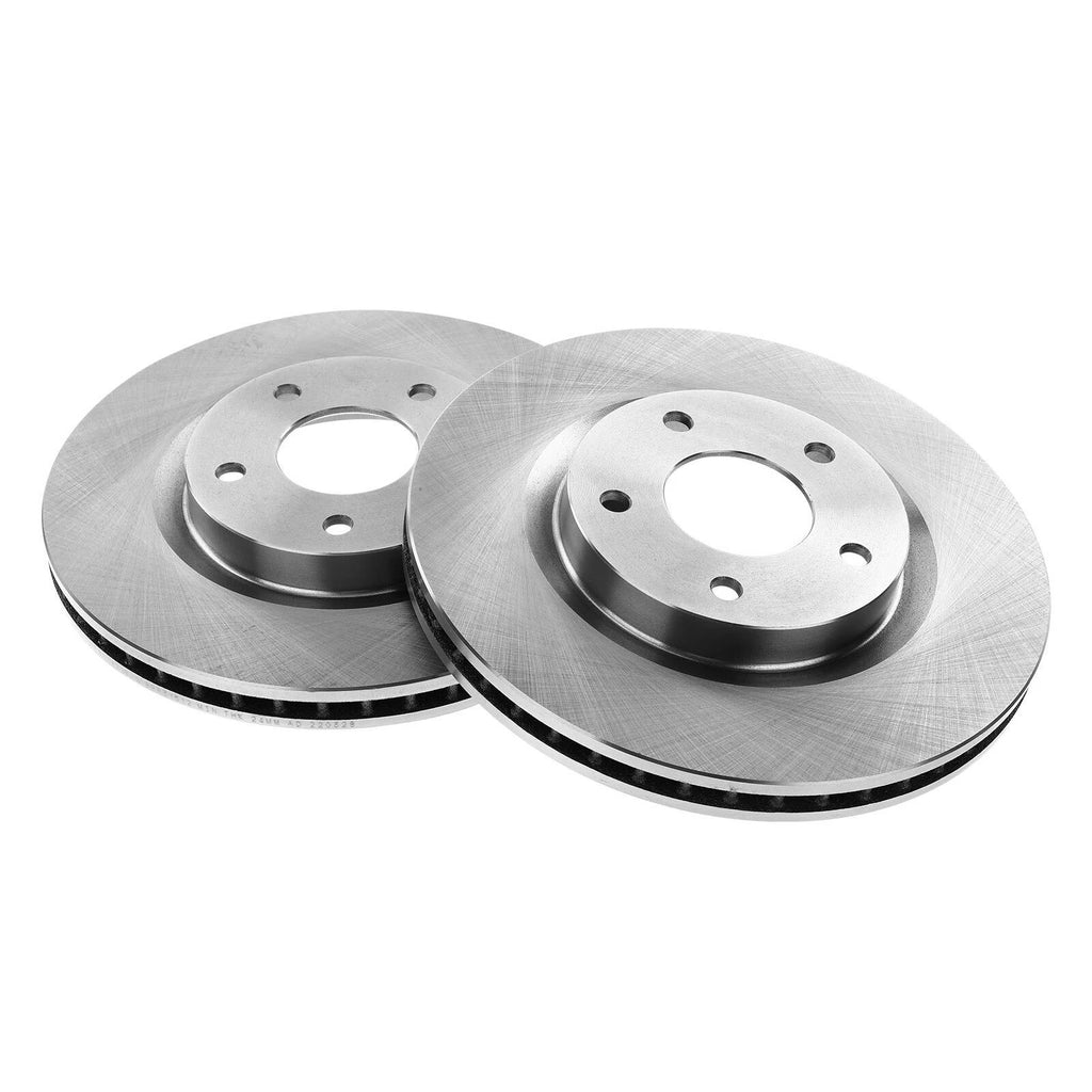 Front Disc Brake Rotors & Ceramic Pads for Nissan Rogue (2004-2017)