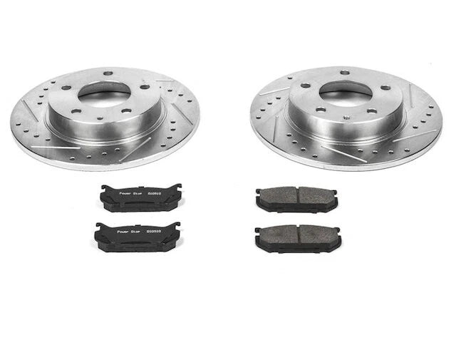 Rear Brake Pad and Rotor Kit for Mazda MX6 (1993–1997) XQ777RQ