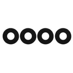 Gasket Set for Fishing Accessories (Carbon Fibre, Black)