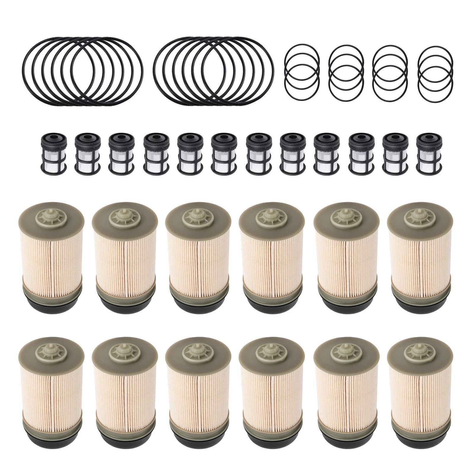 12 PCS Diesel Fuel Filter PF9908 for Freightliner Detroit DD13 15 16 A4700903151