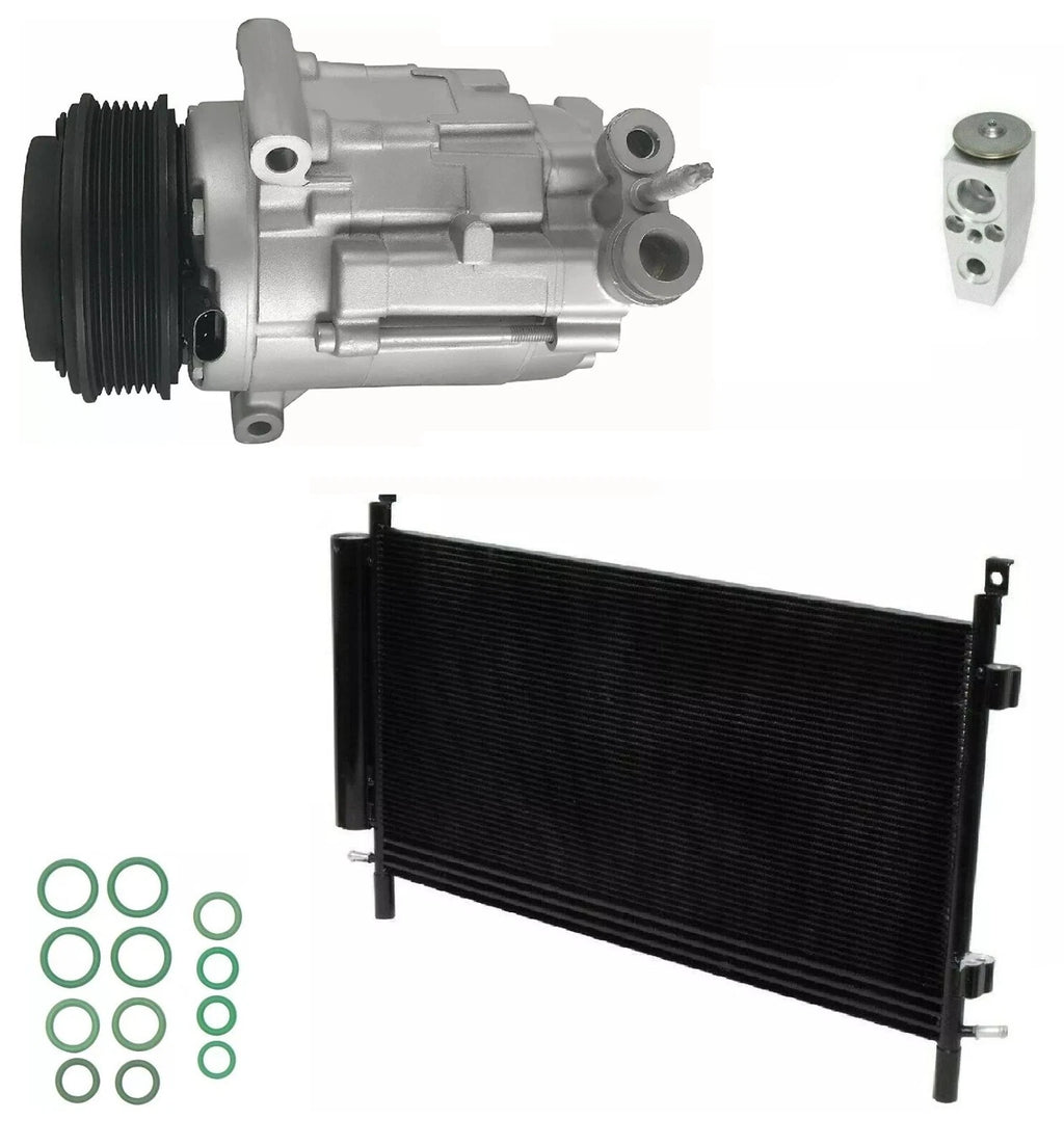 AC Compressor Kit with Condenser for Chevrolet Camaro 3.6L (2010–2015)