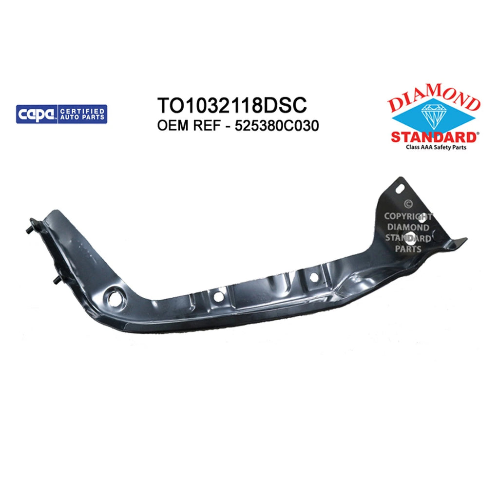 Front Driver Side Outer Bumper Cover Support Replacement for Subaru (2002–2014)