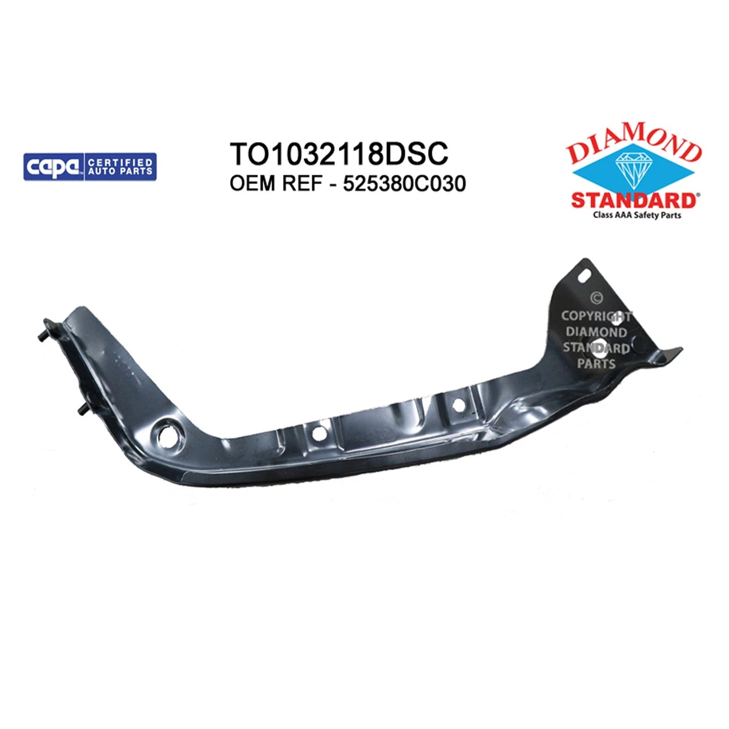Front Driver Side Outer Bumper Cover Support Replacement for Subaru (2002–2014)