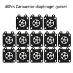 40Pcs Carburetor Diaphragm Gasket for Walbro (95-526-9, 95-526-9-8, 95-526)