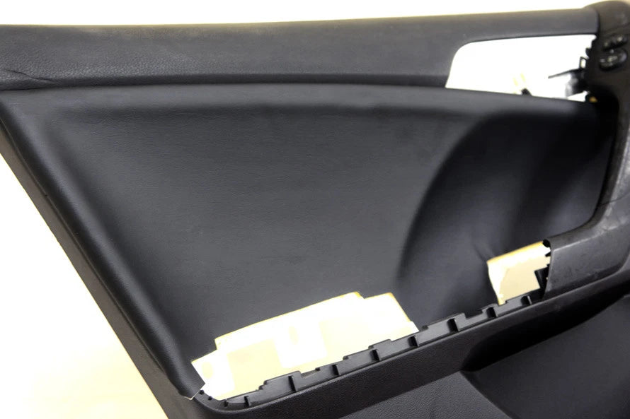 Set of 2 Door Panel Insert Cards for Acura TSX (2009–2014) - Black Leather