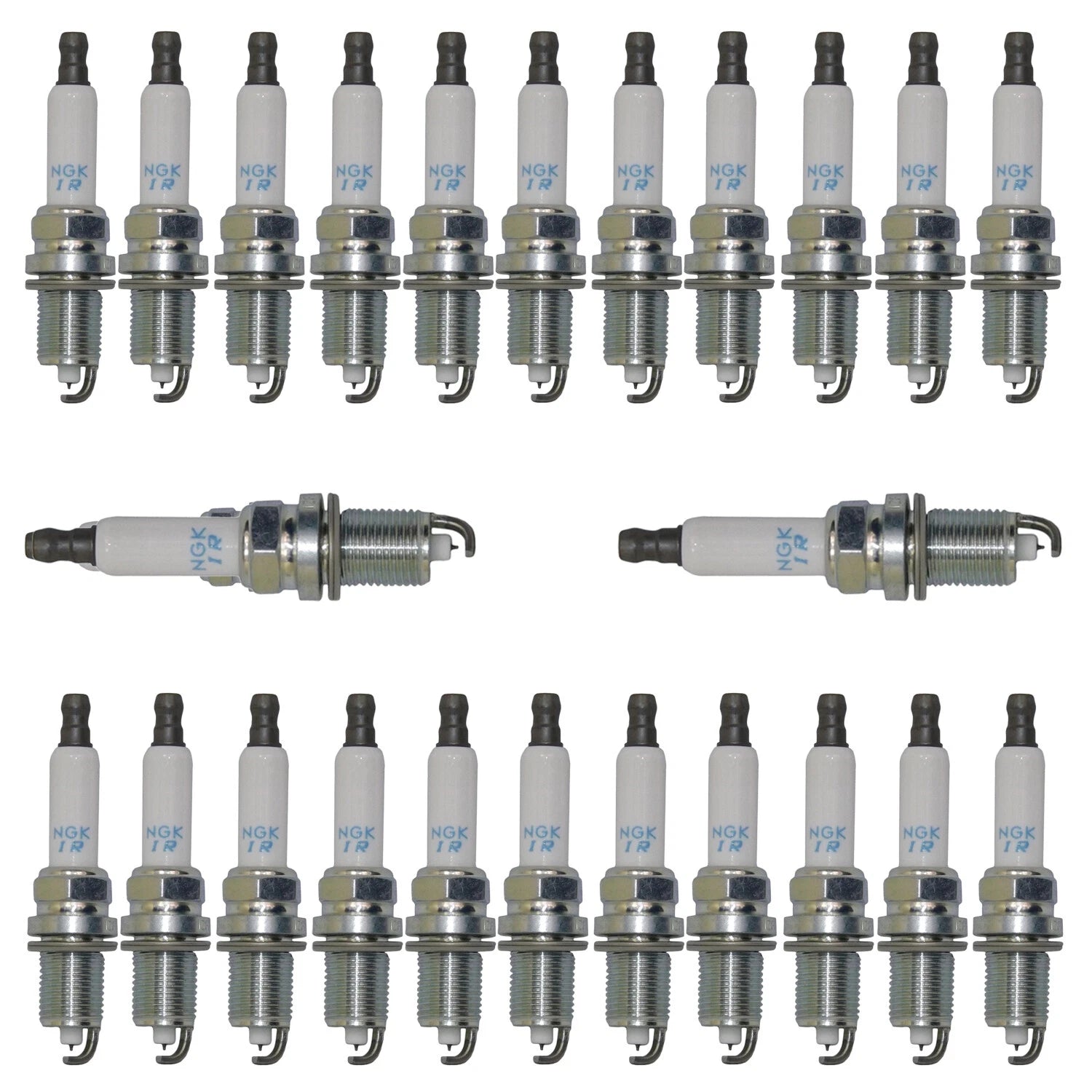 Set of 24 NGK Laser Iridium Spark Plugs for Mercedes C215 W220 (1999–2006)
