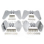 Set of 8 Body Door Hinges for Jeep Wrangler JK (2007–2017) Chrome Stainless