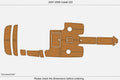 EVA Pads for Cobalt 222 Swim Platform Cockpit Boat (2007) Faux Teak Deck Flooring