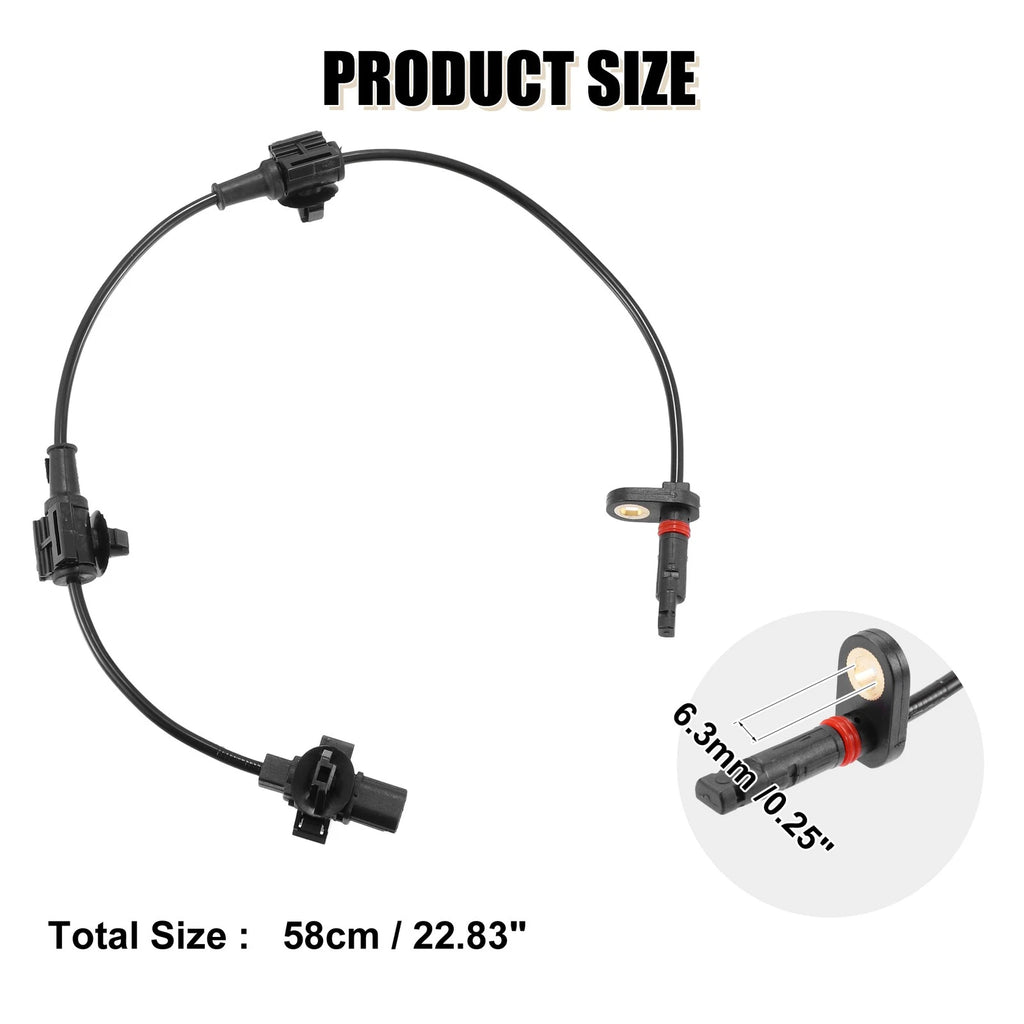 2X ABS Sensor for Honda CR-V (2007) 57475-SWA-003 57470-SWA-003
