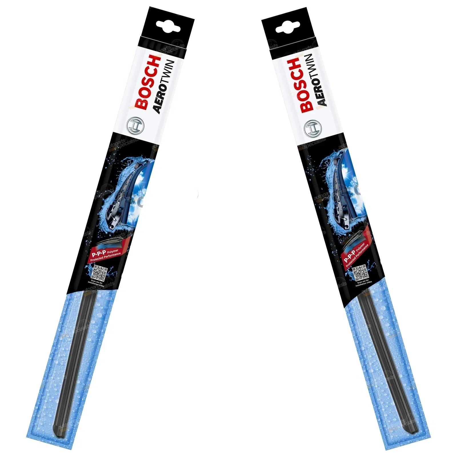 Front Pair Aerotwin Wiper Blades for Nissan Pathfinder (1995 - 2005)