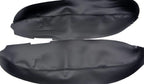 Leather Synthetic Door Panel Armrest Cover for Acura RL (2005–2012) Black
