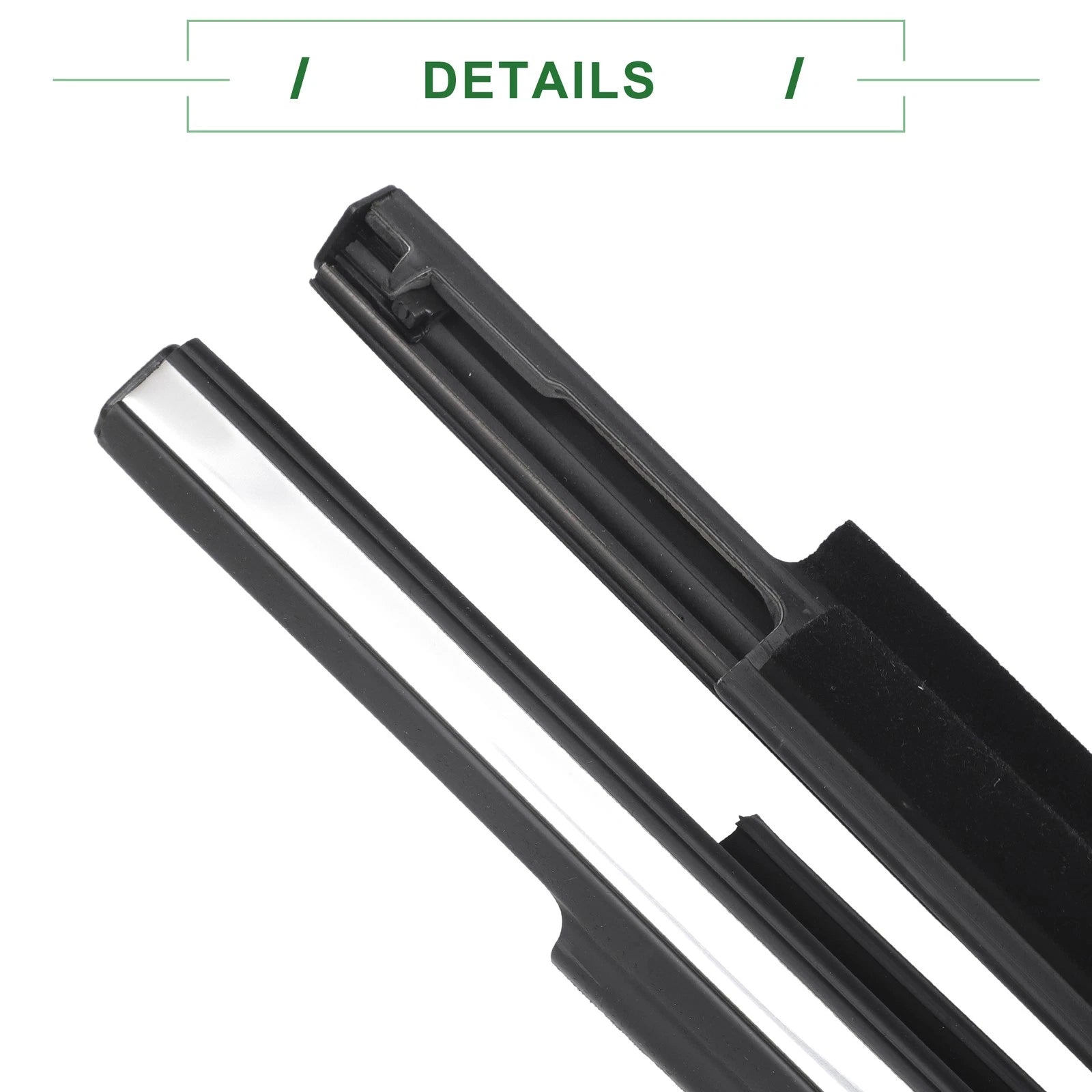 2pcs Weatherstrip Window Seal No. 7572002120 for Toyota Corolla 