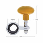Steering Wheel Spinner Heavy Duty Electric Yellow Knob for Universal Fit