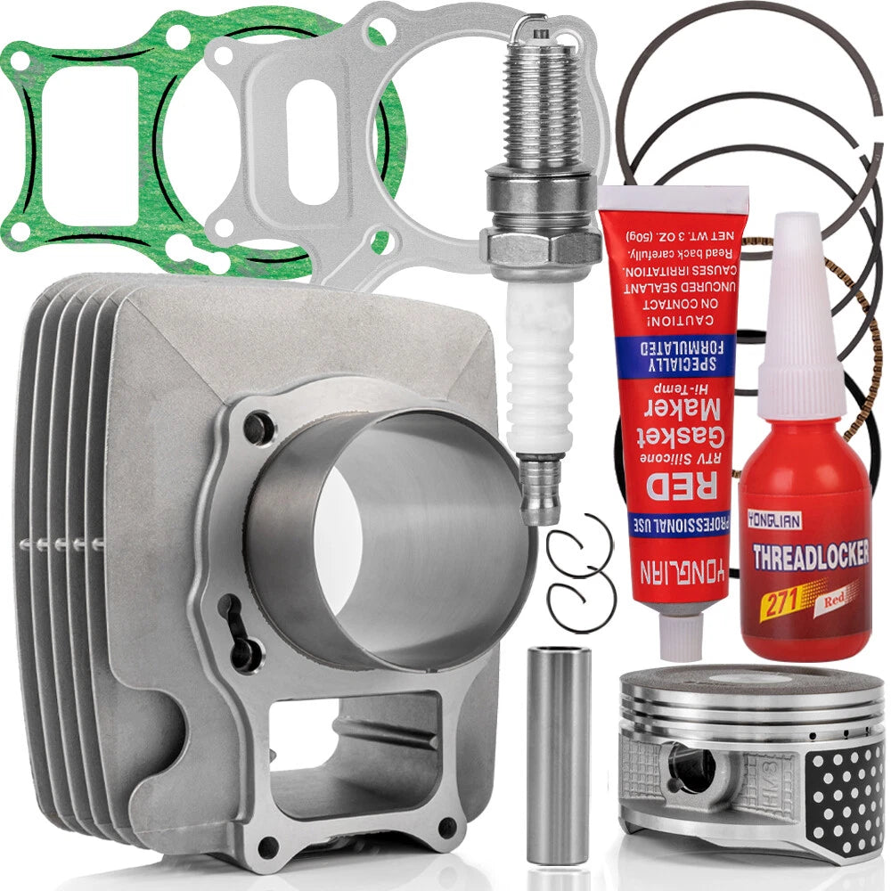 Cylinder Piston Top End Kit 74mm Bore for Honda TRX250EX 250X Recon 250 (2001–2009)