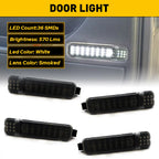 4X Smoked LED Interior Door Lights for Silverado Sierra (1999–2006)