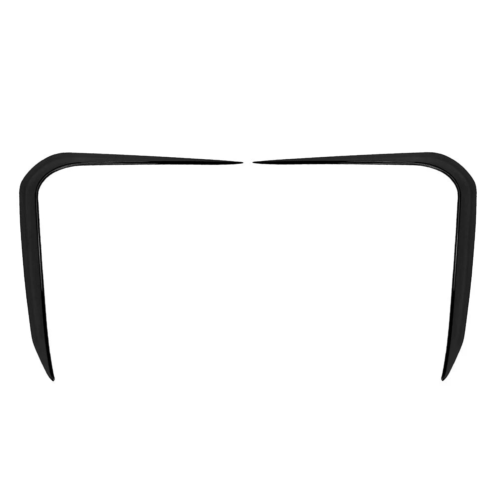Glossy Black Front Side Spoiler Air Vent Trim for BMW X5 G05 LCI (2023–2025)