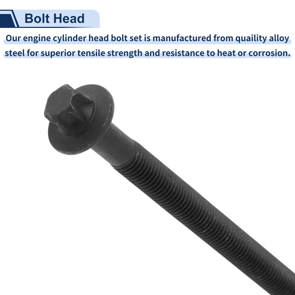 Engine Cylinder Head Bolt Set for Chevrolet Sonic 1.4L L4 (2012–2020) No. ES 72474