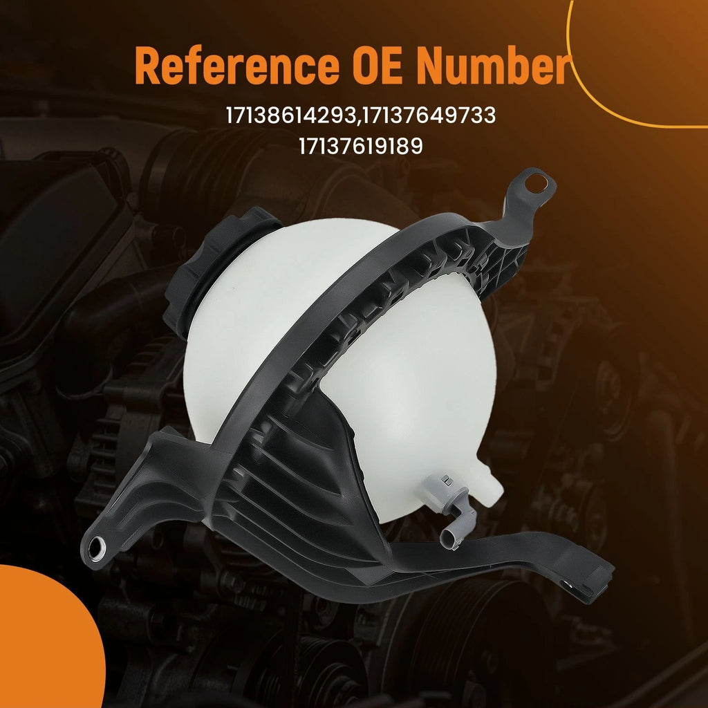 Engine Coolant Overflow Tank w/ Sensor Cap for BMW 528i xDrive (2012–2016)