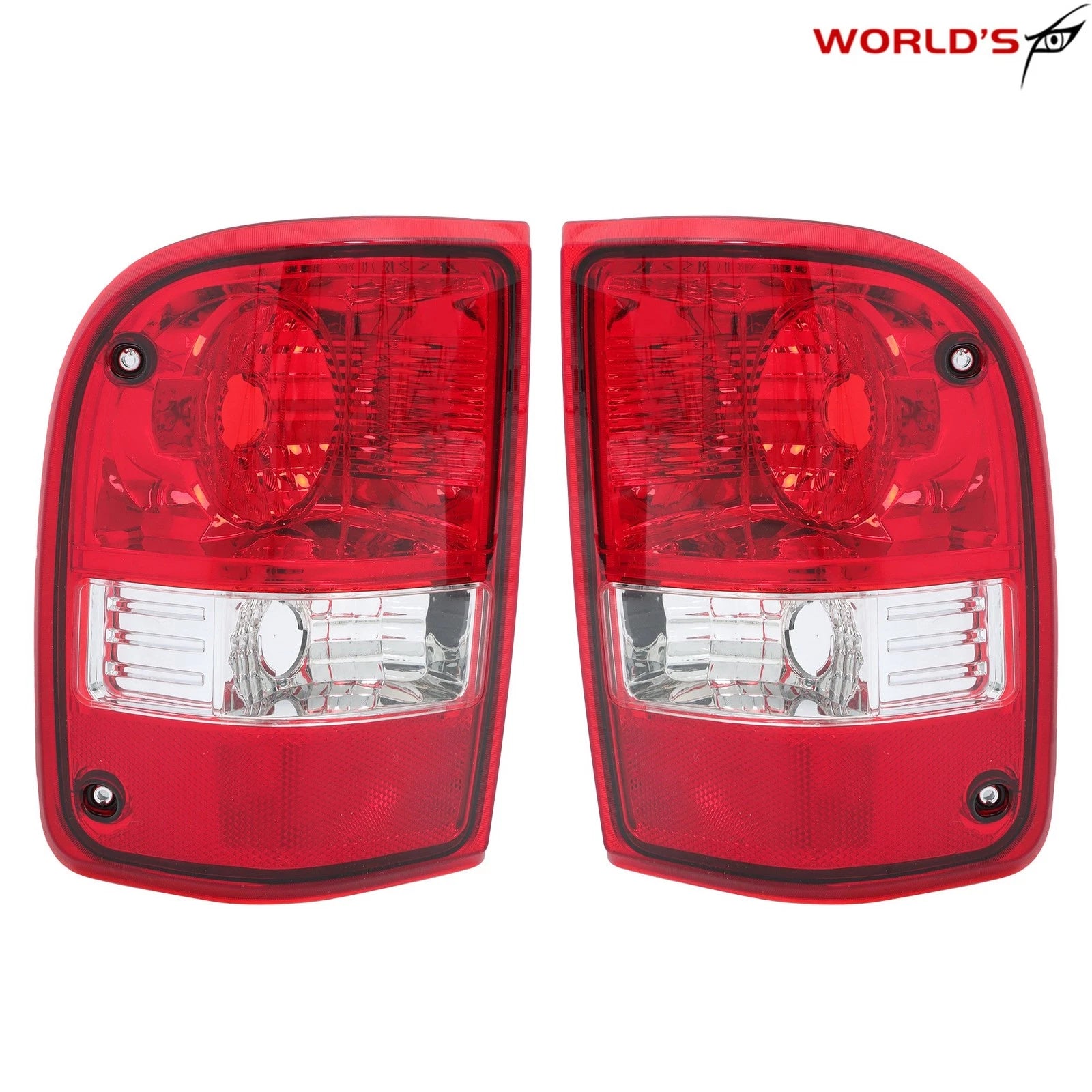Tail Lights for Ford Ranger (2001–2011) Red Rear Brake Lamps Pair