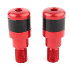 Red Handle Bar End 7/8" Handgrip Plugs for Yamaha MT-07 MT-09 MT-10 (2014-2023)