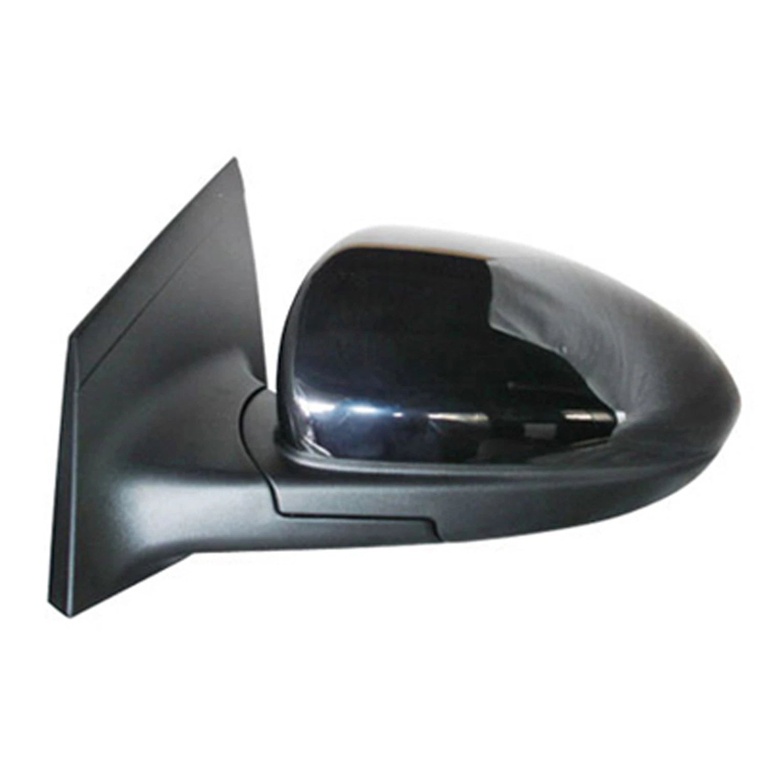 Replacement Ready to Paint Driver Side Power Door Mirror w/o Heated Glass