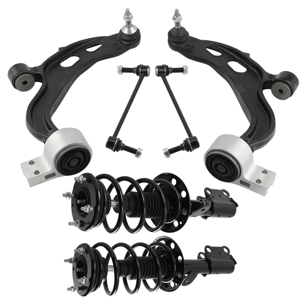 Front Struts w/Coil Springs + Control Arm for Ford Taurus (2013–2019) 172654