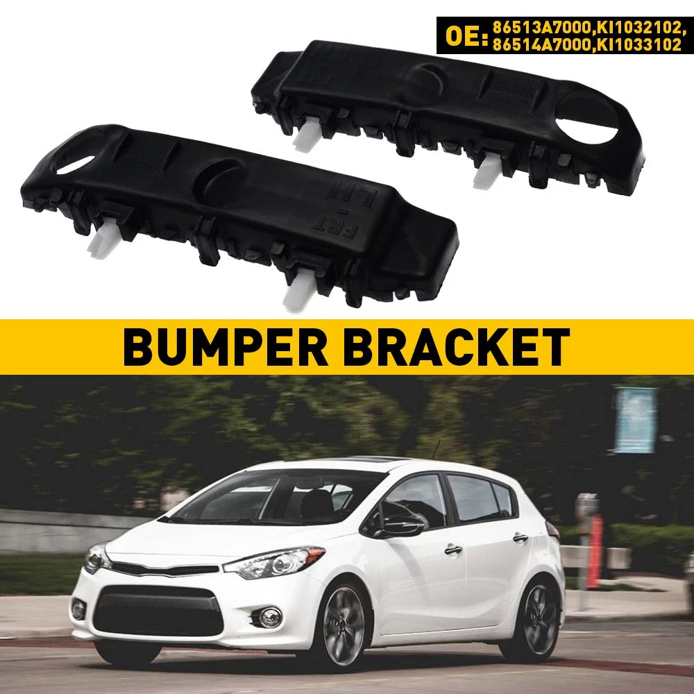 Set of 2 Bumper Front Retainer Brackets for Kia Forte/Forte5/Koup (2014–2018)